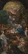 unknow artist Adoration of the Shepherds oil painting on canvas